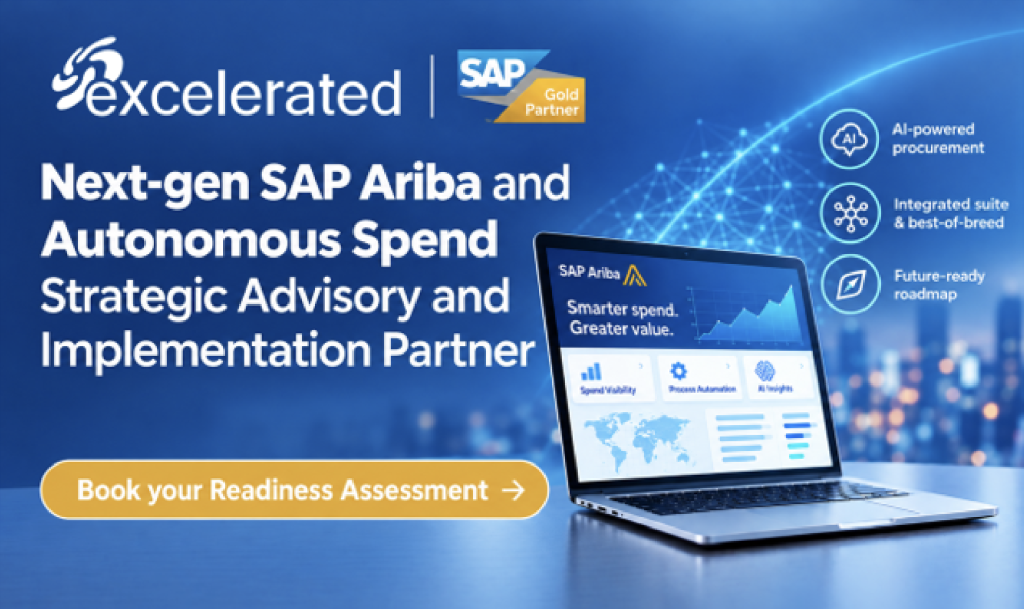 Next-gen SAP Ariba and Autonomous Spend: strategic advisory and implementation partner. Book your readiness assessment.